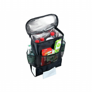 Organizér termotaška do auta na sedadlo 35x28x10 cm černý
