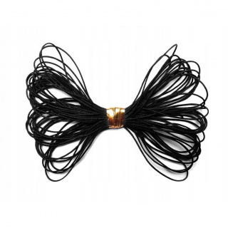 Pletená šňůra 5m 0.4mm černá nylon