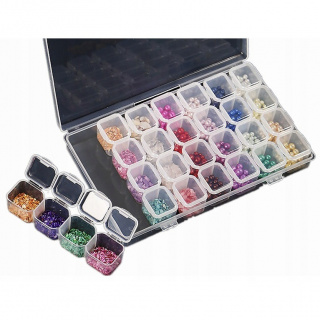 Praktický organizér 17x10x2,5cm obdélníkový kontejner na drobnosti