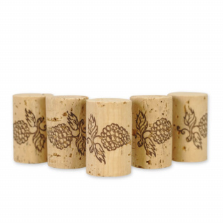 Přírodní korek lisovaný 24x38 mm 10 ks