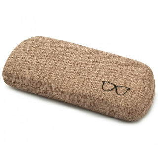 Pouzdro na brýle ET-104A světlehnědé tvrdé