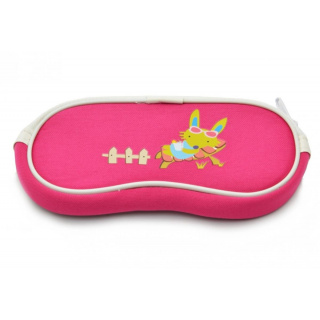 Pouzdro na brýle pro děti růžové se zajíčkem SC-10D