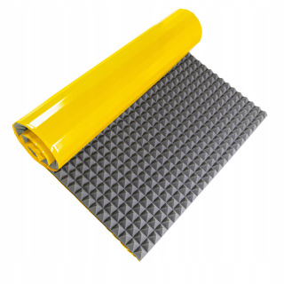 Samolepící akustická zvukotěsná pěna PYRAMIDA 70mm 200x100cm nehořlavá