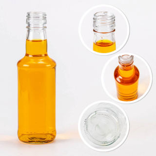 Skleněná láhev 200ml 17cm MONOPOL