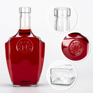 Skleněná láhev 500ml BONAPARTE