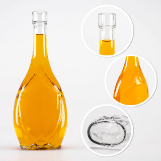 Skleněná láhev 500ml 26cm ICONA