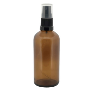 Skleněná láhev hnědá 100 ml s rozprašovačem