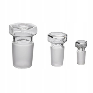 Skleněná zátka broušená 24/29