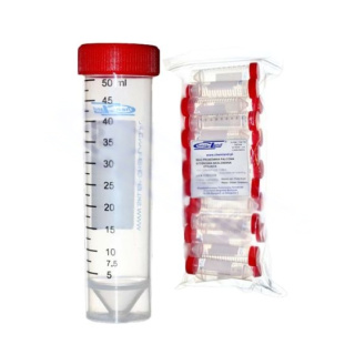 Falcon zkumavky 50 ml, kuželovité, s červeným uzávěrem, balení 25 ks