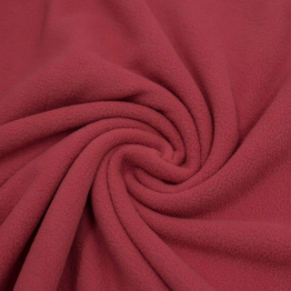 Látka polar malinová měkká bez vzoru 0,5m