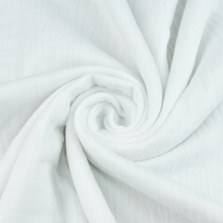 Látka mušelín bavlněný bílý 100% bavlna 0,5m