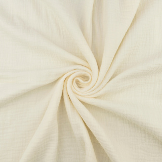 Látka mušelín bavlněný ecru 100% bavlna 0,5m