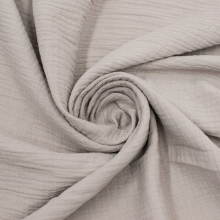 Látka mušelín bavlněný světle béžová 100% bavlna 0,5m