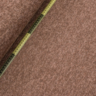 Látka pletenina hnědý melír elastická 0,5m