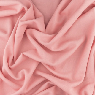 Látka Milano krep meruňková pletenina s kamínky 0,5m