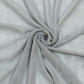 Látka síťovina tyl šedá elastická 0,5m