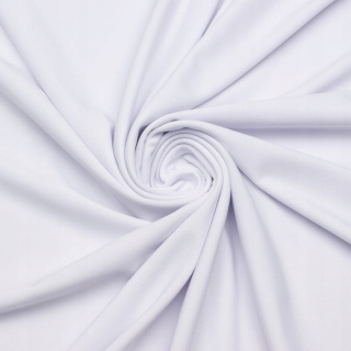 Látka Jersey ITY bílá pletenina bez vzoru 0,5m