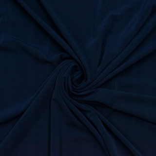 Látka Jersey ITY námořnická modrá pletenina bez vzoru 0,5m