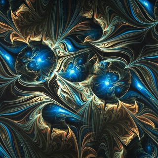 Látka Jersey ITY Kimo galaktický vzor pletenina 0,5m