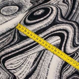 Látka Jersey ITY krémová vzor pletenina 0,5m