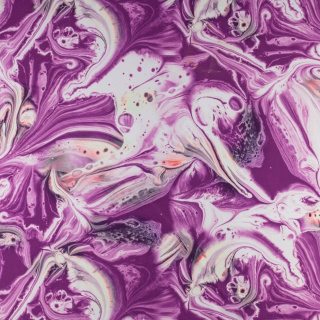 Látka Jersey ITY fialová hladká vzor pletenina 0,5m