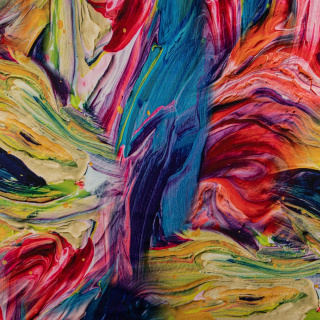 Látka Jersey ITY Kimo malovaný vzor pletenina 0,5m