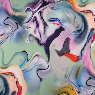 Látka Jersey ITY světlezelená hladká vzor pletenina 0,5m