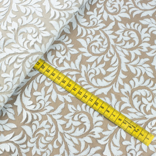 Látka krajka bílá lehká měkká 0,5m