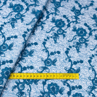 Látka krajka mořské květy vzor 0,5m