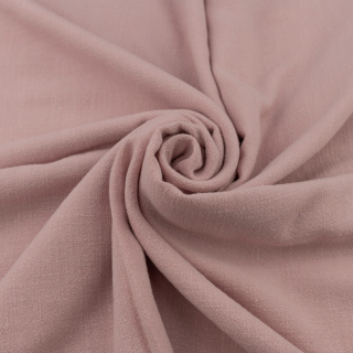 Látka len Palermo béžovo-růžová lněná 0,5m