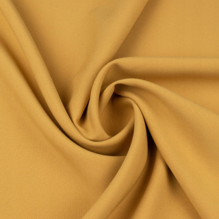 Látka Panama hořčicová univerzální na závěsy hladká bez vzoru 0,5m