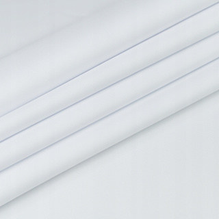 Látka Panama bílá na závěsy hladká bez vzoru 280cm 0,5m