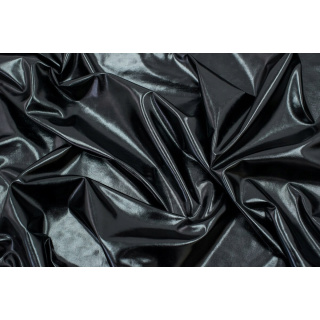 Látka Lama pletenina černá lesk bez vzoru 0,5m