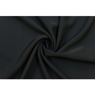 Látka Jumbo bi-stretch černá bez vzoru 0,5m