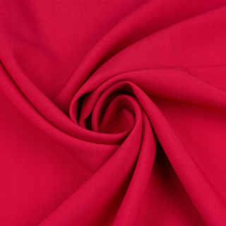 Látka Panama jahodová univerzální na závěsy hladká bez vzoru 0,5m