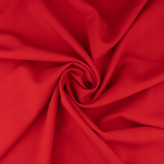 Látka Panama červená univerzální na závěsy hladká bez vzoru 0,5m