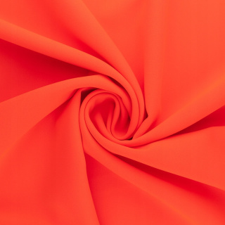 Látka Panama neonově oranžová univerzální na závěsy hladká 0,5m