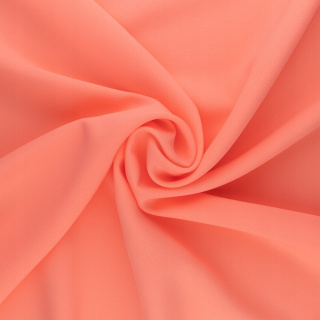 Látka Panama neon broskvová univerzální na závěsy hladká 0,5m