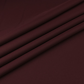 Látka Panama bordó na závěsy hladká bez vzoru 280cm 0,5m