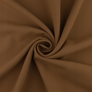 Látka Panama tabákově hnědá univerzální na závěsy hladká bez vzoru 0,5m