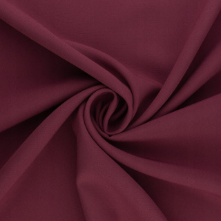 Látka Panama karmínová univerzální na závěsy hladká bez vzoru 0,5m