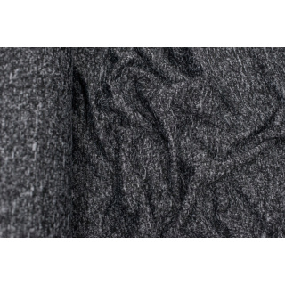 Látka pletenina grafitová melír elastická 0,5m