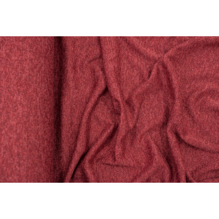 Látka pletenina červená cihlová melír elastická 0,5m