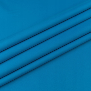 Látka Panama modrá na závěsy hladká bez vzoru 280cm 0,5m
