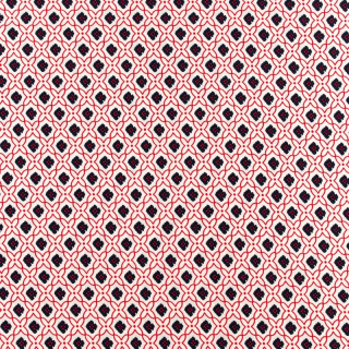 Látka Silki červený orientální vzor 0,5m