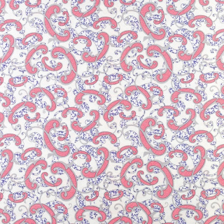 Látka Silki lehká elastická paisley vzor 0,5m