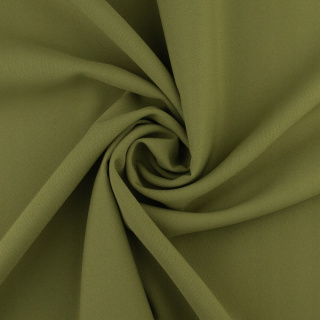 Látka Panama olivová univerzální na závěsy hladká bez vzoru 0,5m