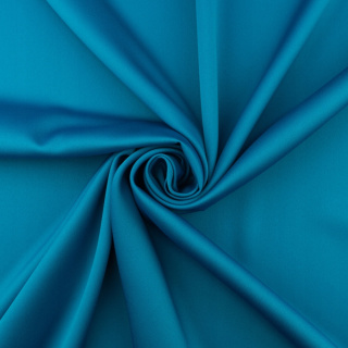 Látka satén Magnus azurová hladká 0,5m