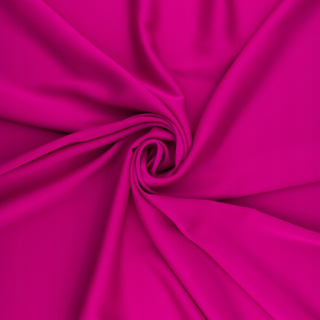 Látka na večerní šaty fuchsiová hladká 0,5m