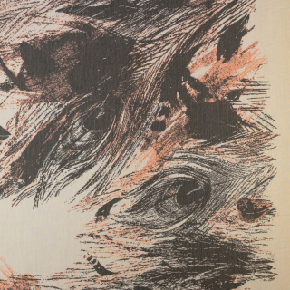 Látka šifón bordura jednostranná hladká vzor 0,5m